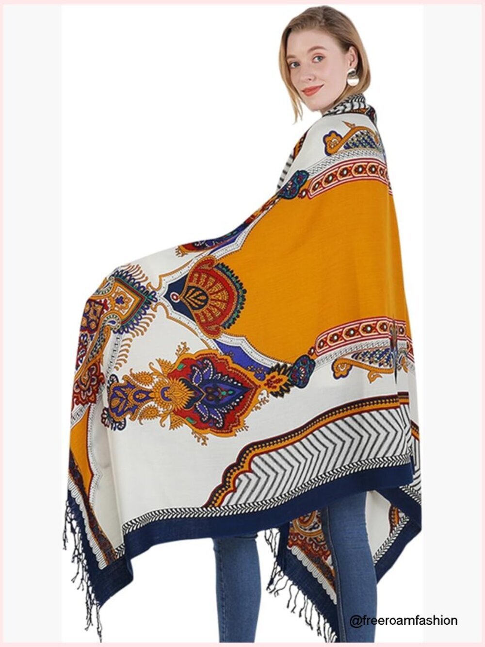 Extra Large 100% Merino Wool Pashmina Shawl Wrap Travel Blanket Oversize